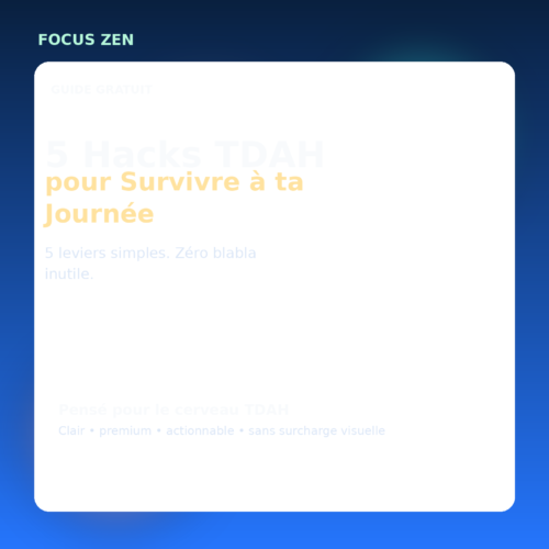 5 Hacks TDAH - cover