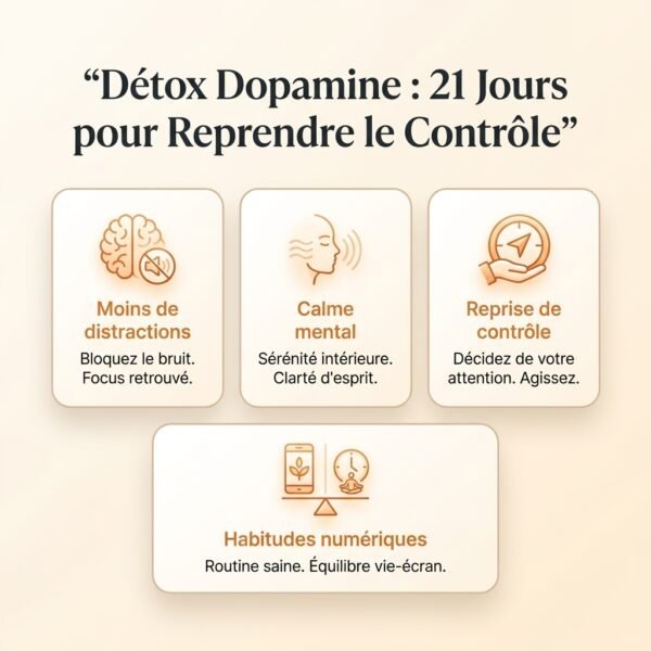 Détox Dopamine : 21 Jours pour Reprendre le Contrôle