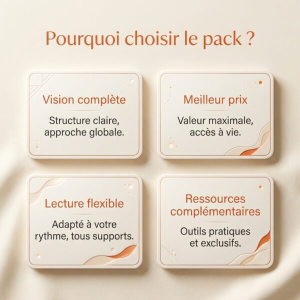 Pack intégral - benefits