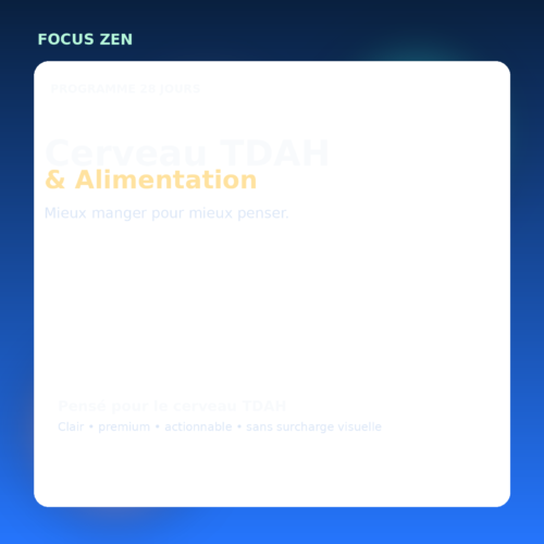 Cerveau TDAH Cerveau TDAH - cover