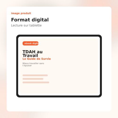 TDAH au Travail - cover TDAH au Travail - cover